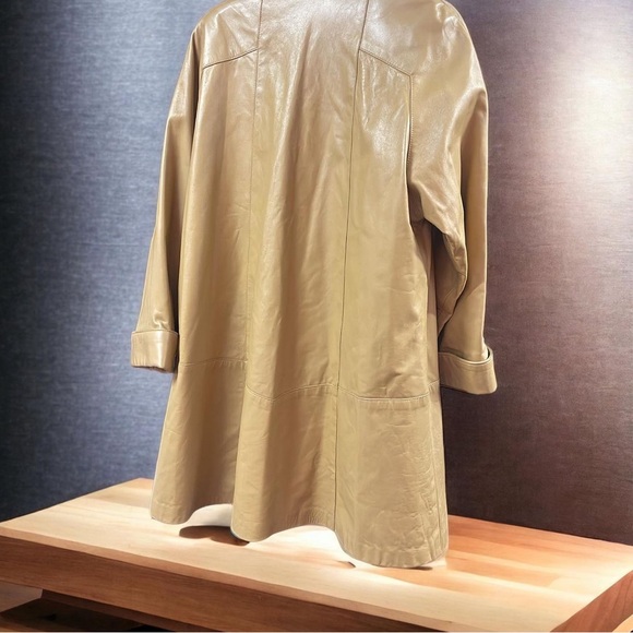 VINTAGE LEATHER COAT - Picture 5 of 8